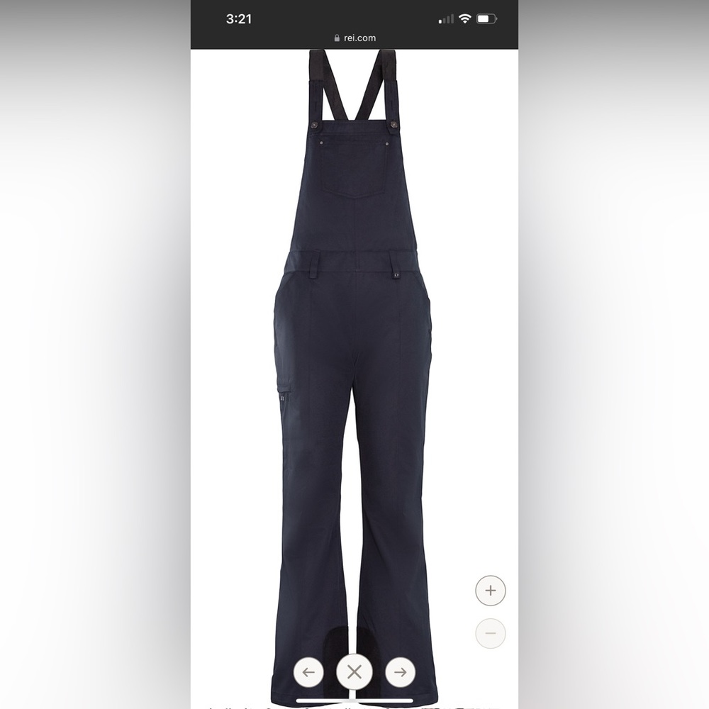 Obermeyer Malta Bib Overalls Ski Pants size 4 Black